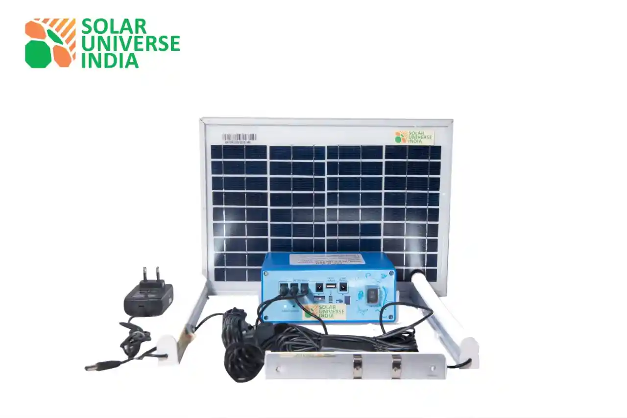 Solar Lithium Ion SUI-GJL9 HLS with 3 LED Tubes, USB Mobile Charger, 20W Solar Panel