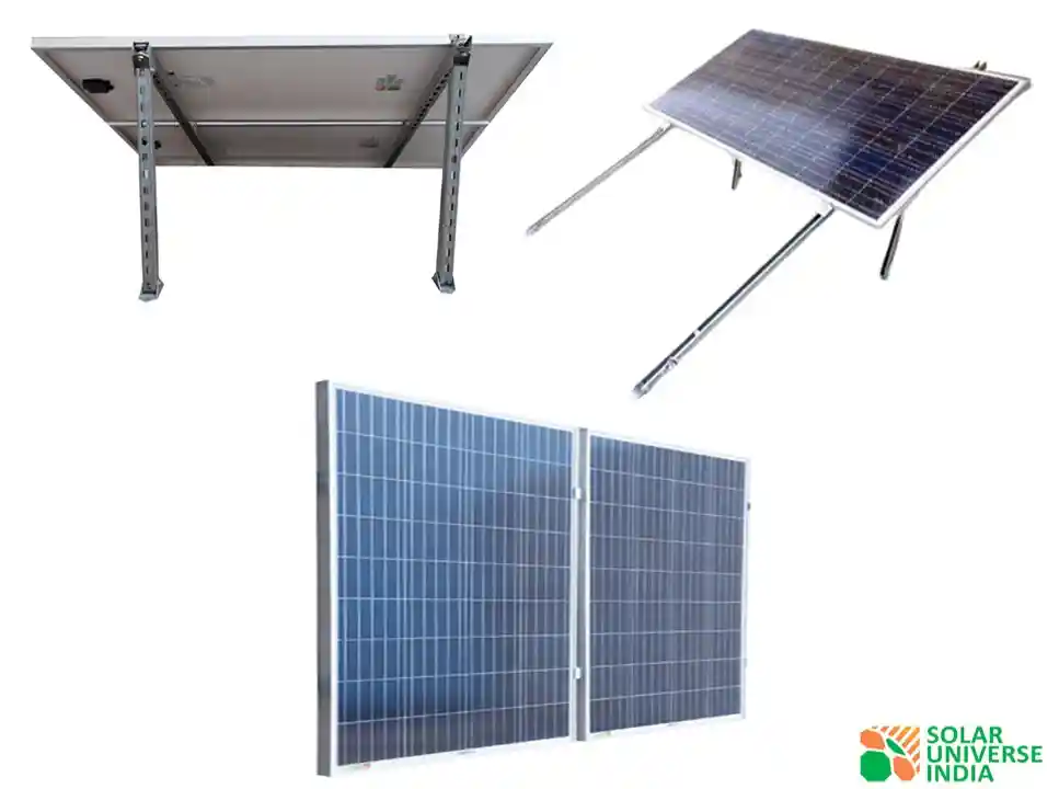 Mounting Structuresfor Solar Panels – RCC, Tin Shed & Concrete Type in HDG or Aluminium