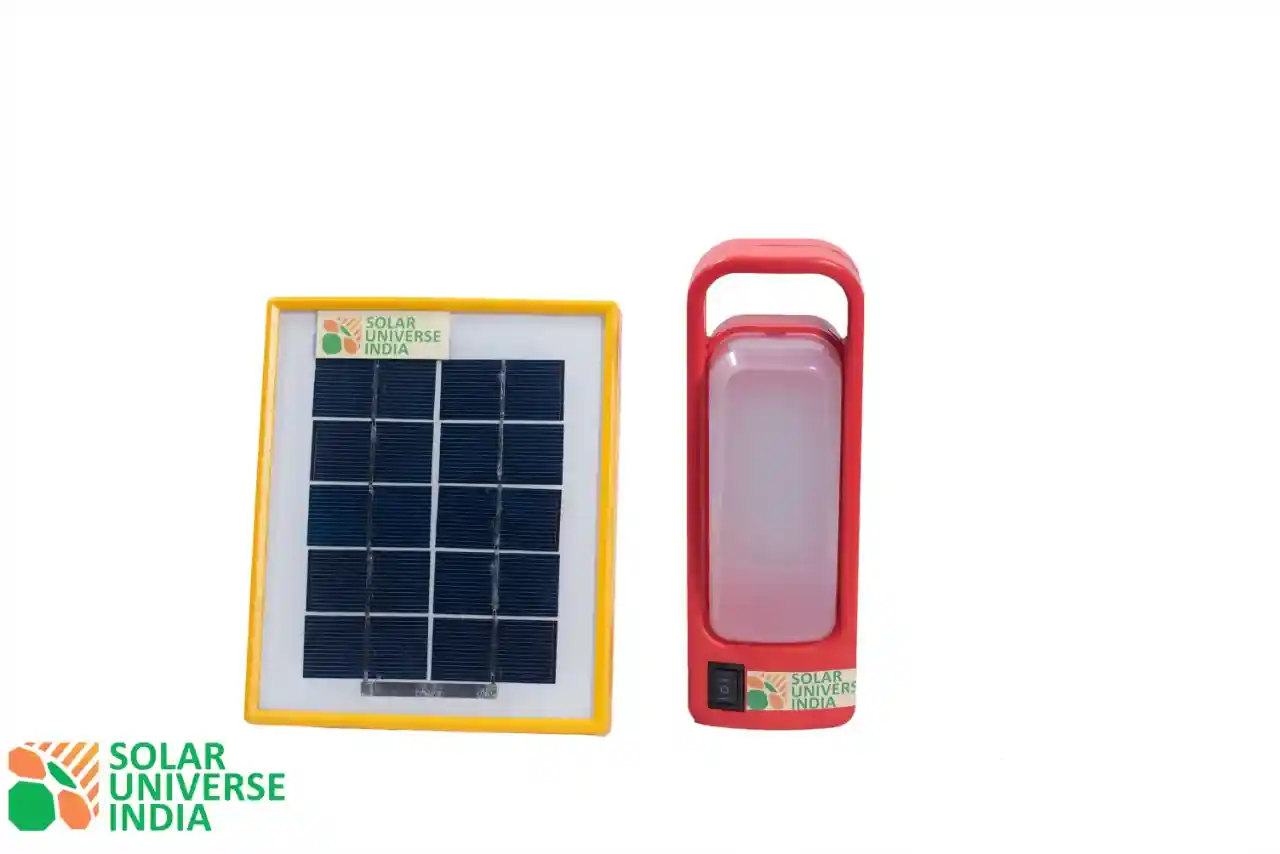 SUI-GJL11-RED – Table Lamp with Solar Panel