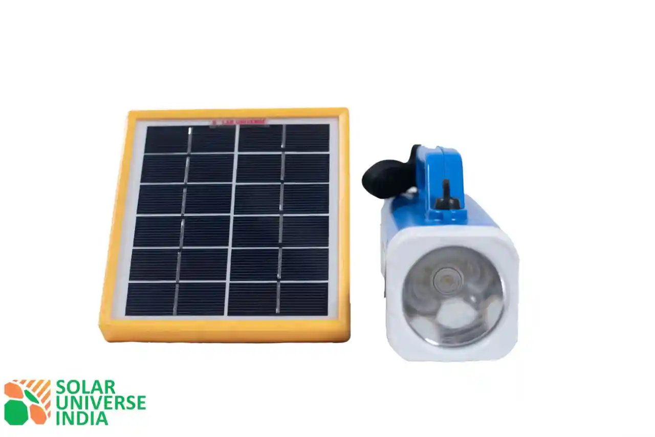 SUI-GJL7 – Solar Torch with 2 Light Modes & External Solar Panel