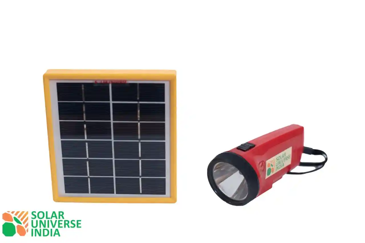SUI-GJL23 – Solar Torch with White LED Mode & External Solar Panel