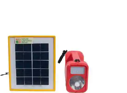 SUI-GJL14 – Kisan Solar Torch with Multi LED Mode, Holder & External Solar Panel