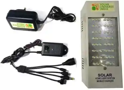 Solar ECO Power Pack (Aladdin ka Chirag) with 27Wh Battery, Bright LED Tube, 5W Solar Panel & Mobile Charging
