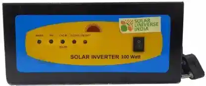 Off Grid 100VA – High Load Model with inbuilt Solar Charge Controller for running Inductive Loads of Table Fans of upto 70W-with inbuilt Solar Charge Controller