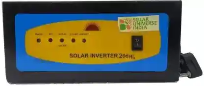 Off Grid 200VA - High Load Model with inbuilt Solar Charge Controller for running Inductive Loads of Ceiling Fans of upto 140W-with inbuilt Solar Charge Controller