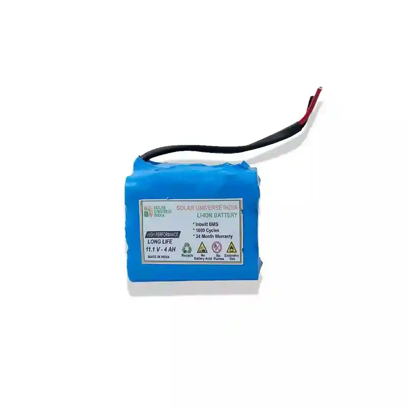 11.1V - 4000mah with inbuilt BMS