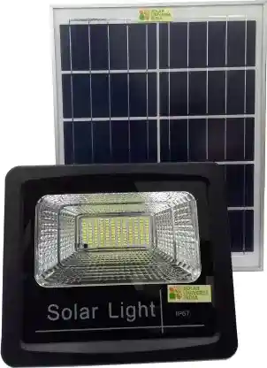40W Solar LED Flood Light with inbuilt Battery, Remote Control & Solar Panel