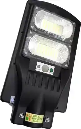 10W All in One Solar Light with 56 White LEDs, Inbuilt Battery, Solar Panel & Remote
