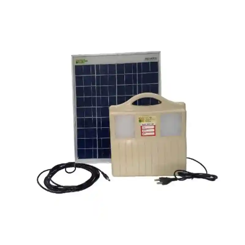 100W AC Solar Home Kit with 12V-9ah Battery & 20Wp Solar Panel – Multiple Outlets