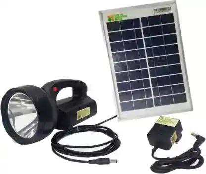 SUI-GJL110 – 10W Search & Focus Light with 2KM Range, Inbuilt Battery & Solar Panel
