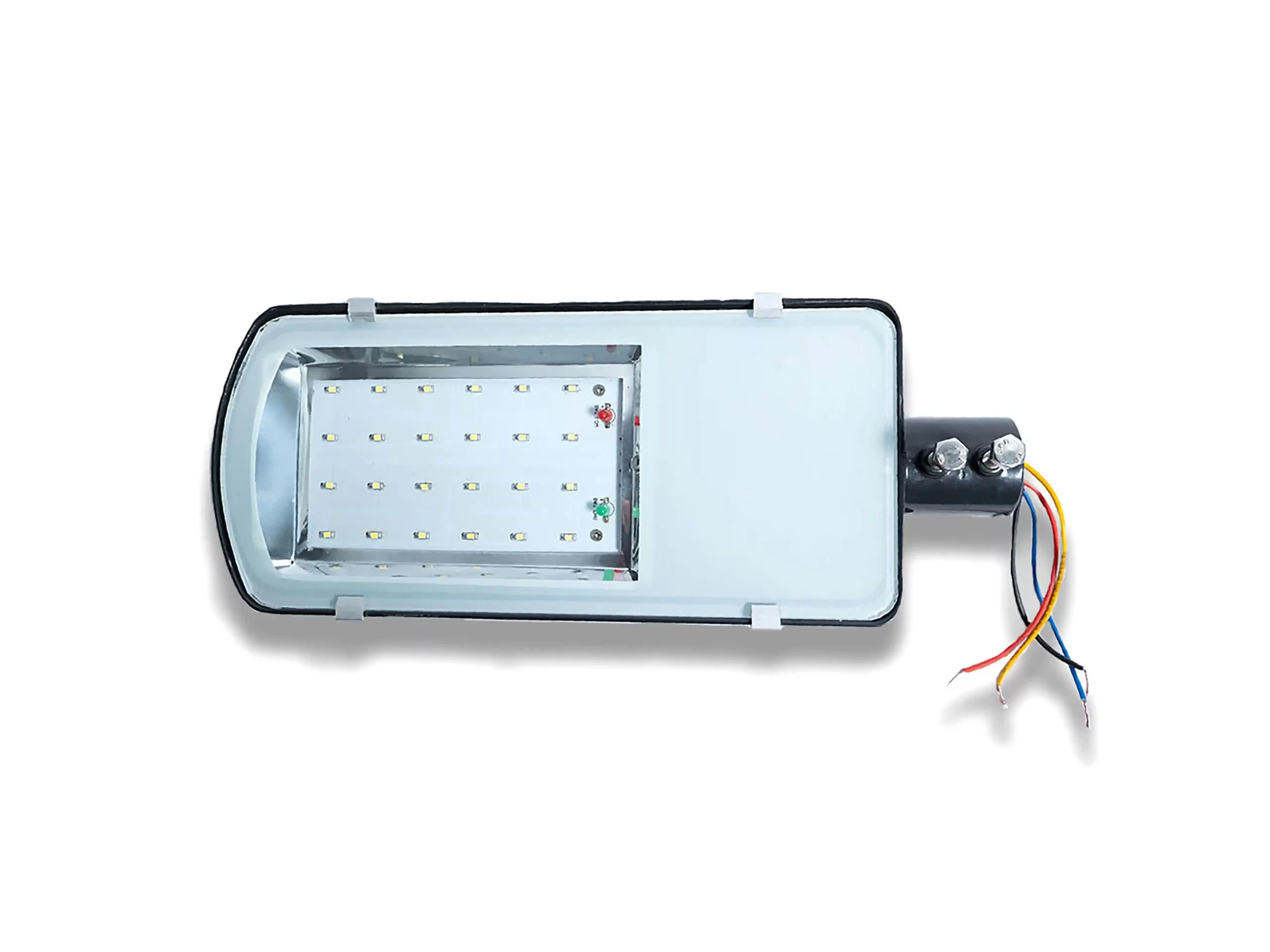 Solar Conventional 12W DC LED Streetlight with Dimming Feature to reduce battery & solar panel consumption
