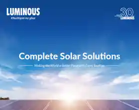 Luminous Solar Solutions Catalogue