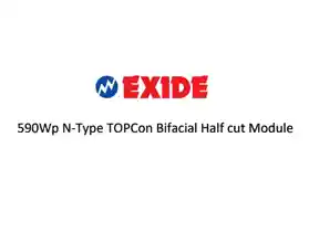 590Wp N-Type TOPCon Bifacial Half cut Module